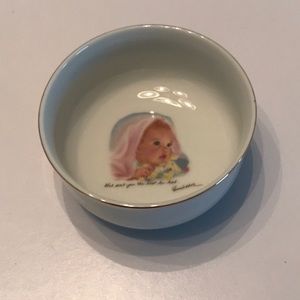 Vintage 1984 Roman Inc. - Baby’s First Gift dish bowl by Frances Hook